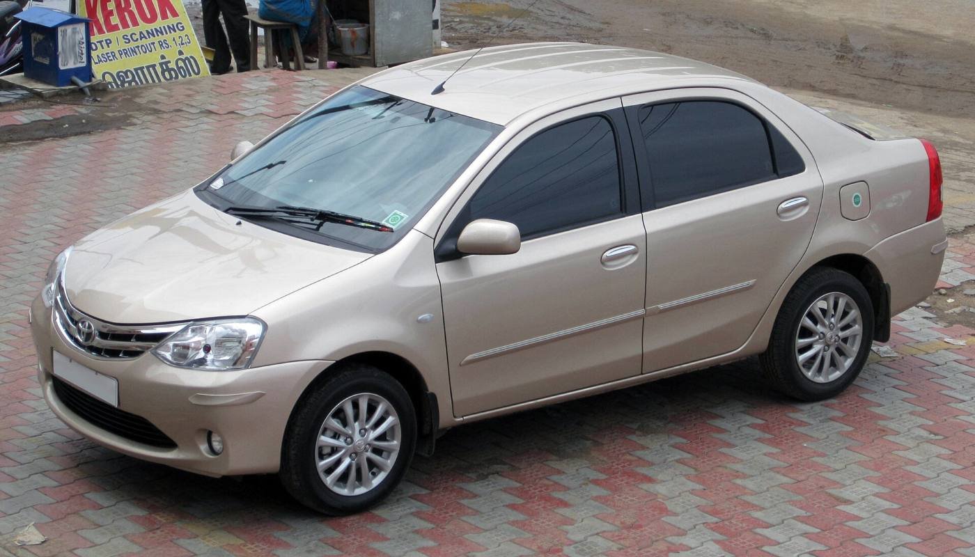 Toyota Etios taxi in Dharamshala
